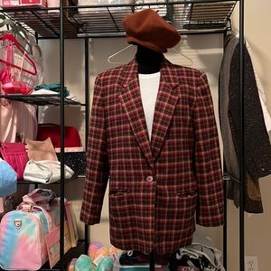 Plaid Blazer